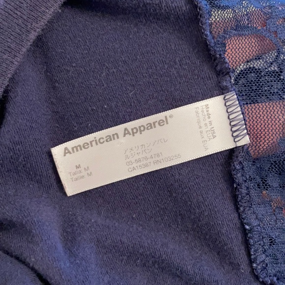 American apparel sheer top - Picture 2 of 4